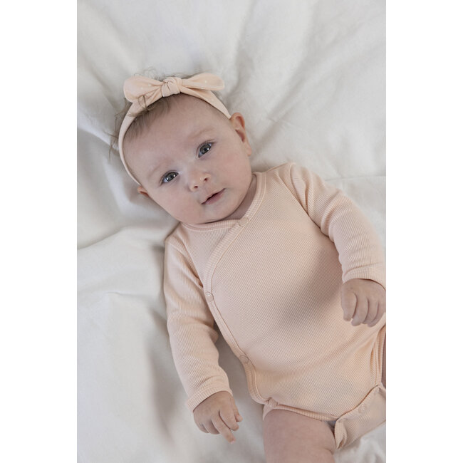 Feetje - Wikkelromper Rib Roze - The Magic is in You