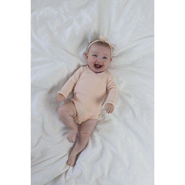 Feetje - Wikkelromper Rib Roze - The Magic is in You