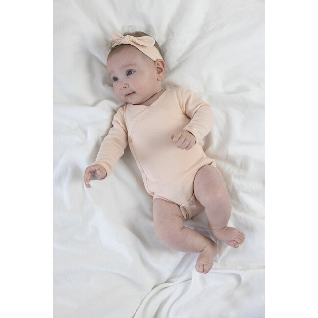 Feetje - Wikkelromper Rib Roze - The Magic is in You