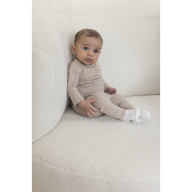 Feetje - Broek Rib Taupe Melange - The Magic is in You