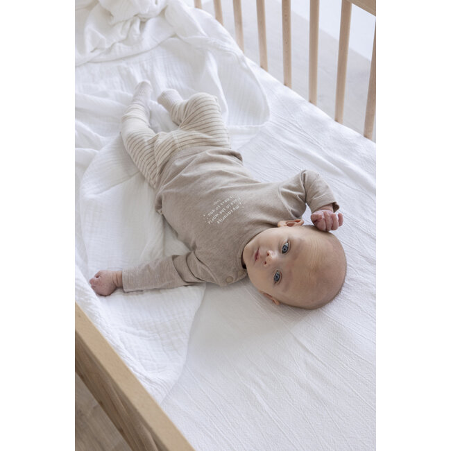 Feetje - Longsleeve Taupe Melange - The Magic is in You