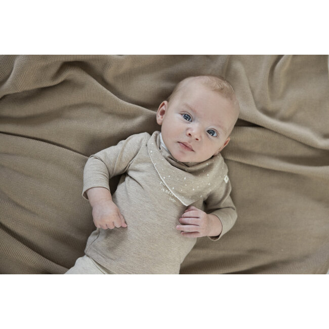 Feetje - Sjaal AOP Taupe Melange - The Magic is in You