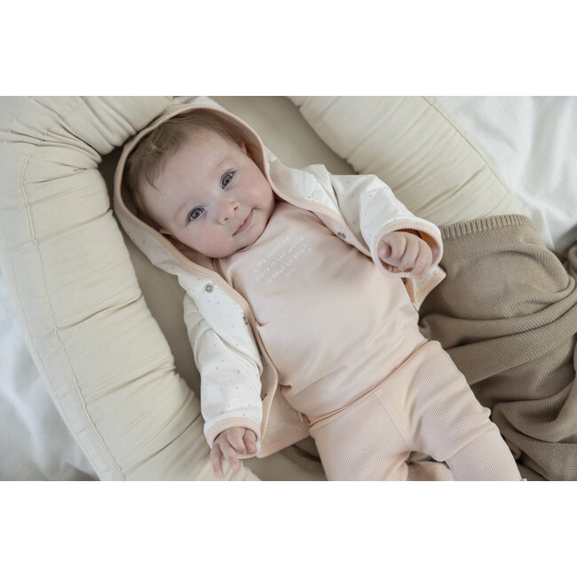 Feetje - Omkeerbaar Jasje met Capuchon AOP Roze - The Magic is in You