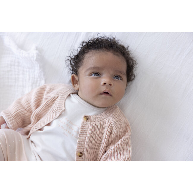 Feetje - Longsleeve Offwhite/Roze - The Magic is in You