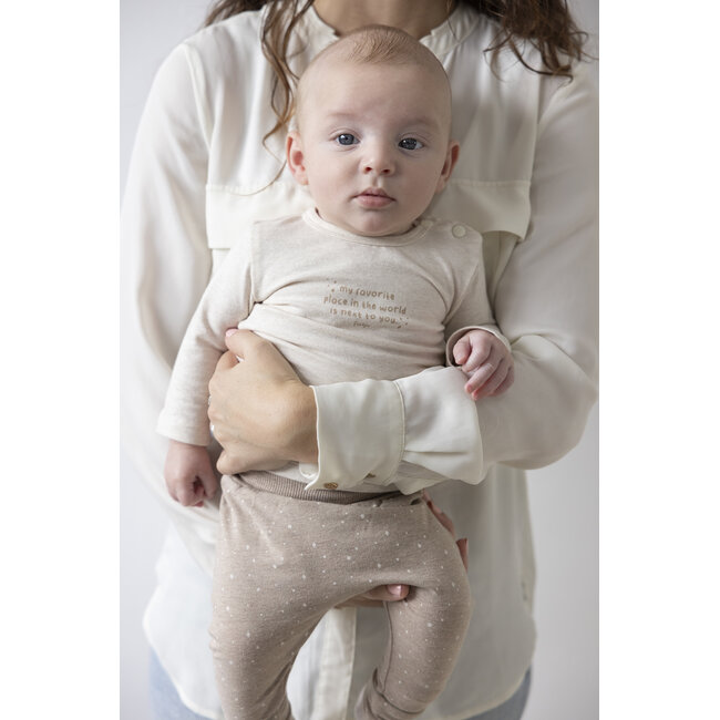 Feetje - Longsleeve Offwhite Melange - The Magic is in You