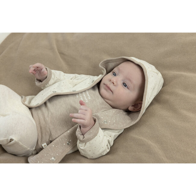 Feetje - Longsleeve Taupe Melange - The Magic is in You