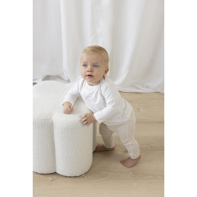 Feetje - Broek Rib Offwhite Melange - The Magic is in You