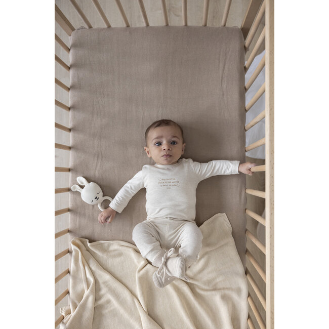 Feetje - Broek Rib Offwhite Melange - The Magic is in You