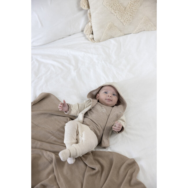 Feetje - Broek Rib Offwhite Melange - The Magic is in You