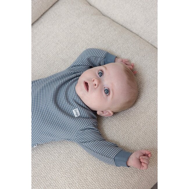 Feetje - Baby Pyjama Wafel - IJs Blauw