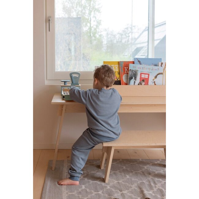 Feetje - Pyjama Wafel - IJs Blauw