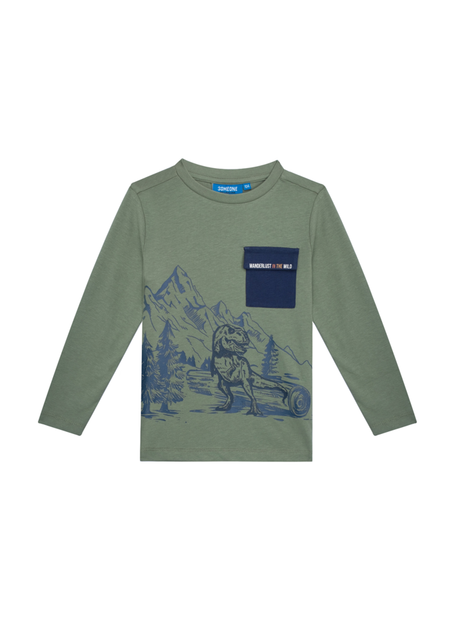 Someone - Shirt Dinoso - Light Khaki