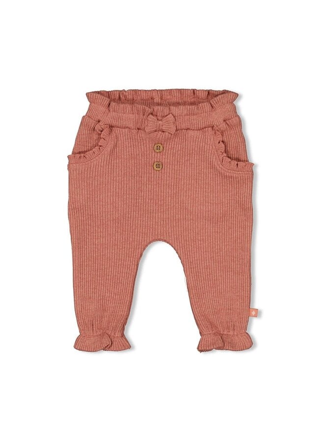 Feetje - Broek Rib Berry Melange - Grow Your Own Way