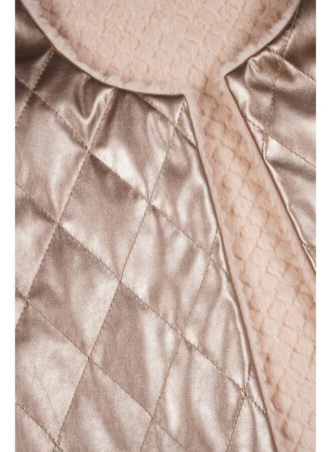 NoNo - Reversible Fur Gilette Kate - Pearled Ivory