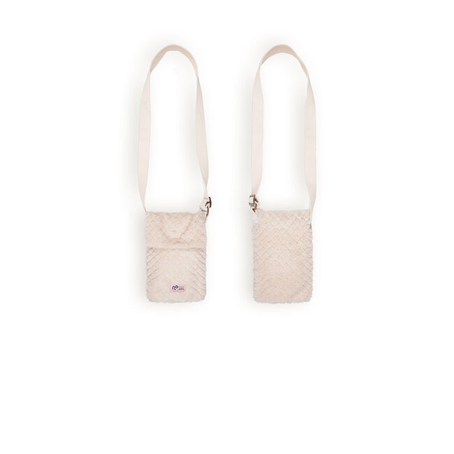 NoNo - Furry Phone Bag - Pearled Ivory
