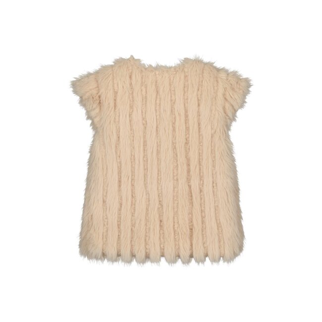 Like Flo - Long Hair Fur Bodywarmer Doutze - Taupe