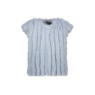 Like Flo Like Flo - Long Hair Fur Bodywarmer Doutze - lt Denim