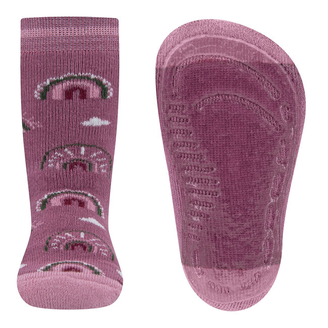 Ewers - Antislip Sokken Roze Regenboog