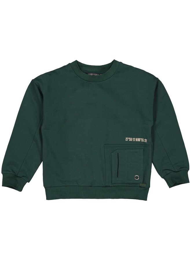 Quapi - Sweater Dave - Bottle Green