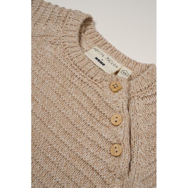 Petite Maison - Knitted Bodysuit - Oatmeal