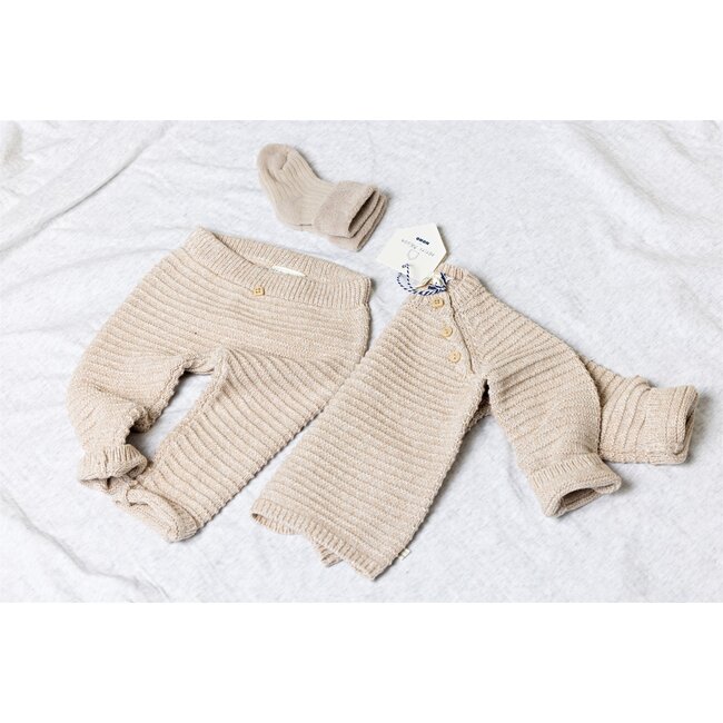 Petite Maison - Knitted Trouser - Oatmeal