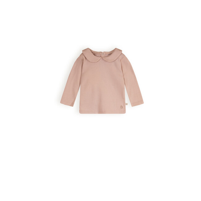 Petite Maison - Interlock Longsleeve Collar - Pastel Pink