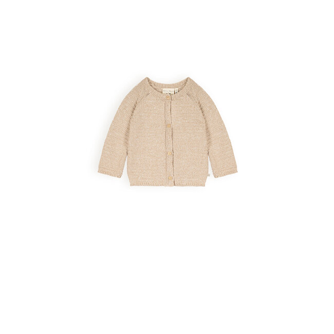 Petite Maison - Knitted Button Up Cardigan - Oatmeal