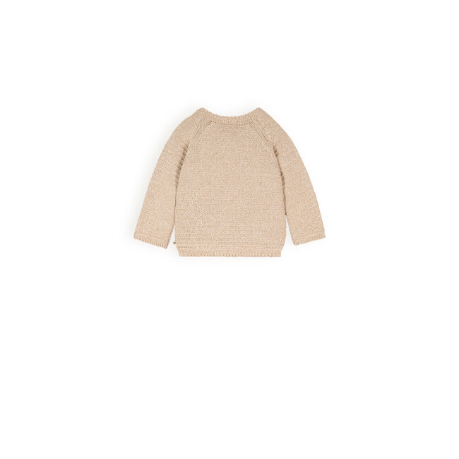 Petite Maison - Knitted Button Up Cardigan - Oatmeal