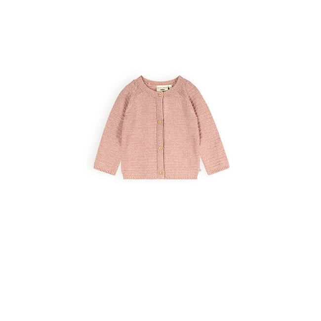 Petite Maison - Knitted Button Up Cardigan - Old Pink