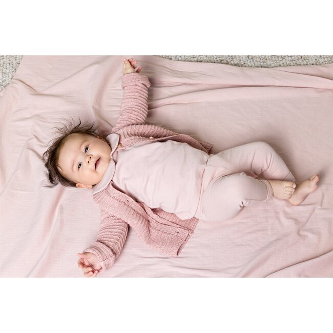 Petite Maison - Knitted Button Up Cardigan - Old Pink