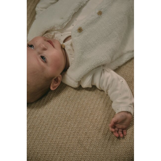 Petite Maison - Longsleeve Ruffle Kaya - AOP Navy