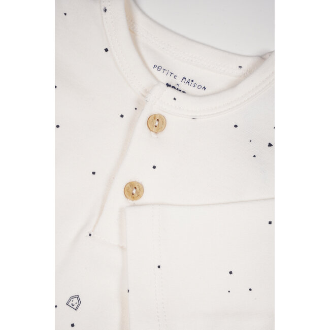 Petite Maison - Longsleeve Ko - AOP Navy