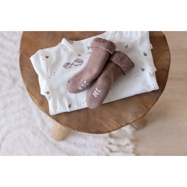 Feetje - Sok Bruin Melange - Hedge Hugs