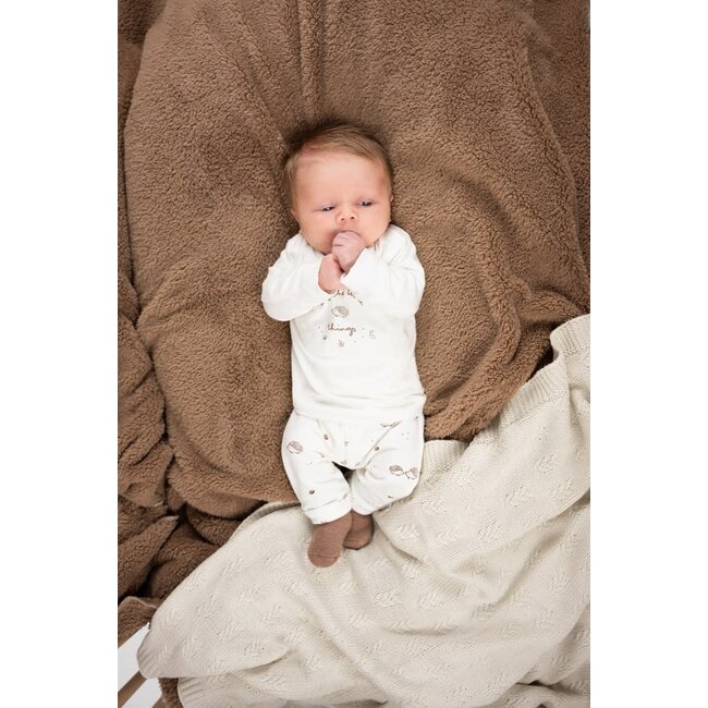 Feetje - Sok Bruin Melange - Hedge Hugs