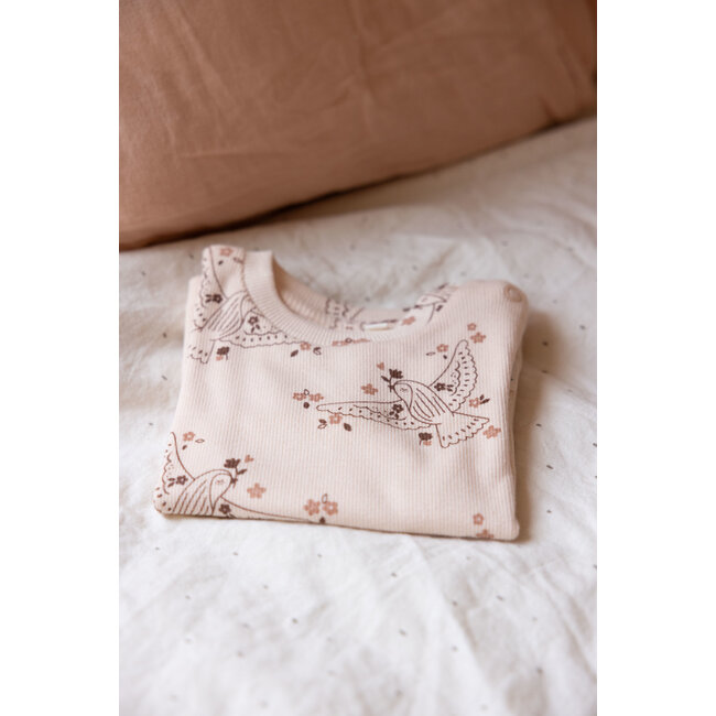 Feetje - Pyjama Betsy Bird Roze - Premium Sleepwear