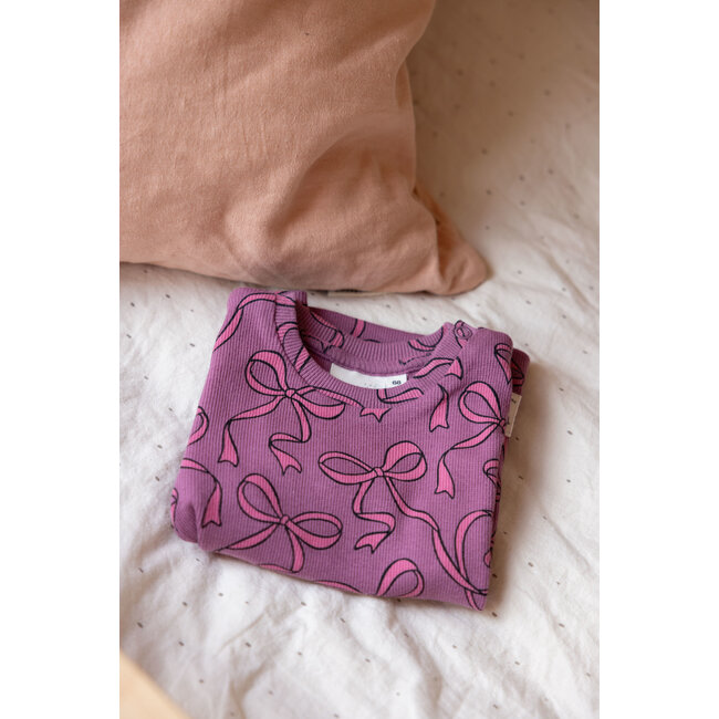 Feetje - Baby Pyjama Bibi Bow Lila - Premium Sleepwear