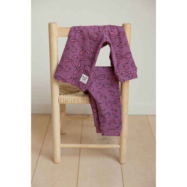 Feetje - Baby Pyjama Bibi Bow Lila - Premium Sleepwear