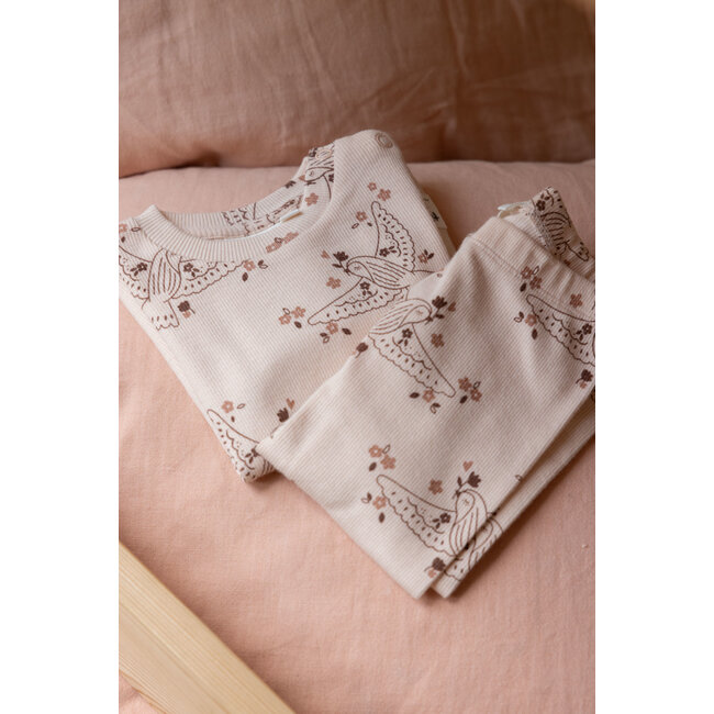 Feetje - Baby Pyjama Betsy Bird Roze - Premium Sleepwear