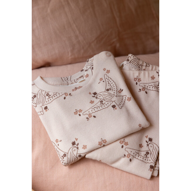 Feetje - Pyjama Betsy Bird Roze - Premium Sleepwear