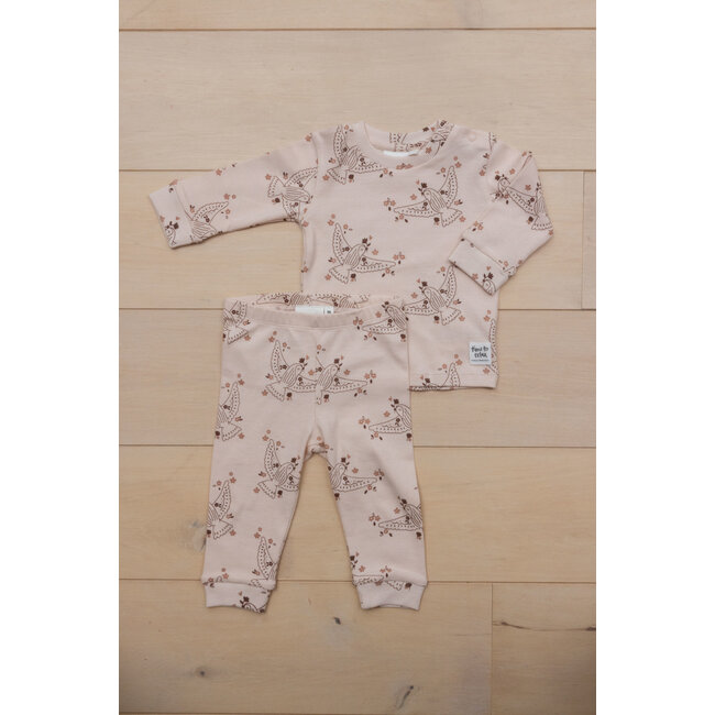 Feetje - Baby Pyjama Betsy Bird Roze - Premium Sleepwear