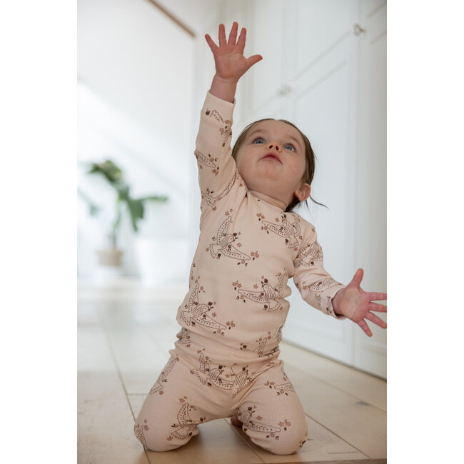 Feetje - Baby Pyjama Betsy Bird Roze - Premium Sleepwear