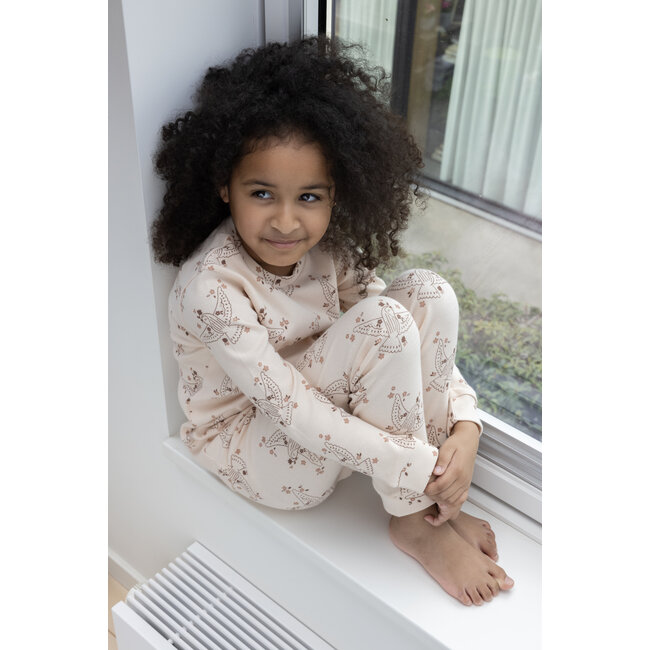 Feetje - Pyjama Betsy Bird Roze - Premium Sleepwear
