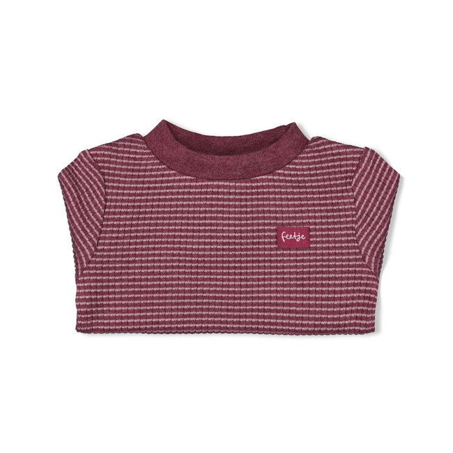 Feetje - Baby Pyjama Wafel - Wijn Melange