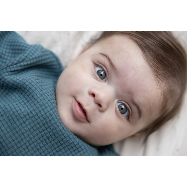 Feetje - Baby Pyjama Wafel - Petrol