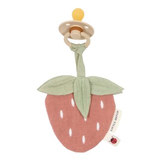 Little Dutch Little Dutch - Speendoekje Hydrofiel Aardbei - Fairy