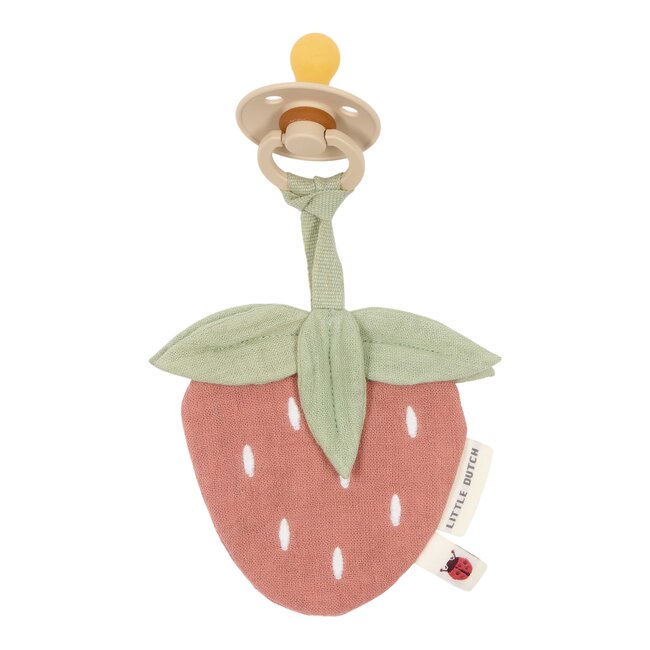 Little Dutch - Speendoekje Hydrofiel Aardbei - Fairy
