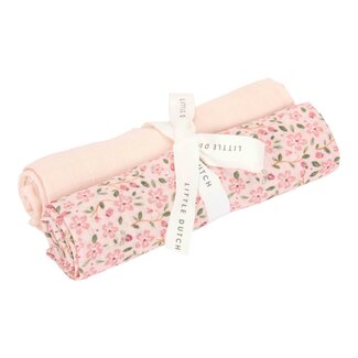 Little Dutch Little Dutch - Swaddle Doeken Hydrofiel - Fairy Blossom & Blossom