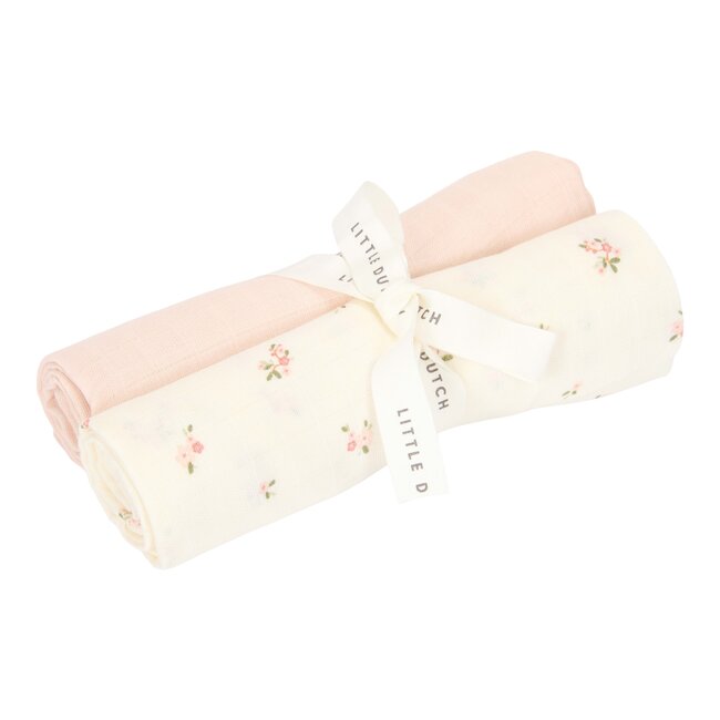 Little Dutch - Swaddle Doeken Hydrofiel - Fairy Floral & Blossom