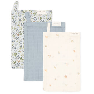 Little Dutch Little Dutch - Washandjes Set Hydrofiel - Forest Friends