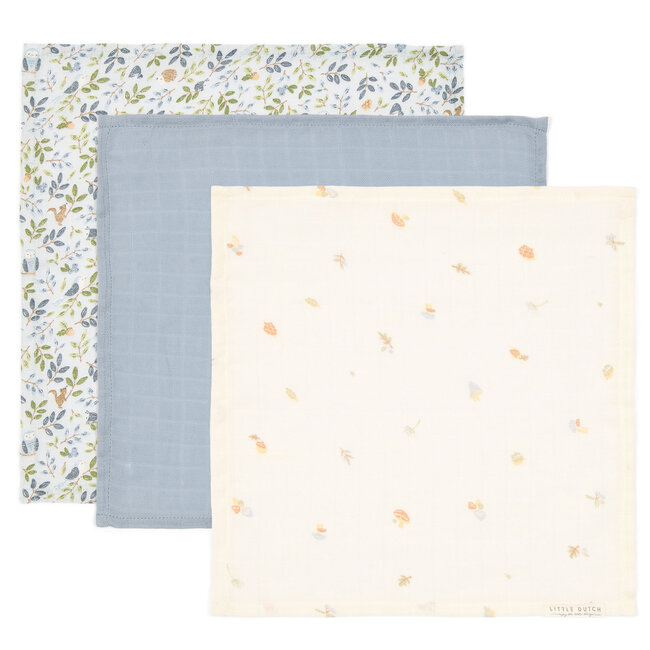 Little Dutch - Monddoekjes Set Hydrofiel - Forest Friends